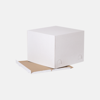 Коробка для торта 450*450*350 мм Т23В Белый
